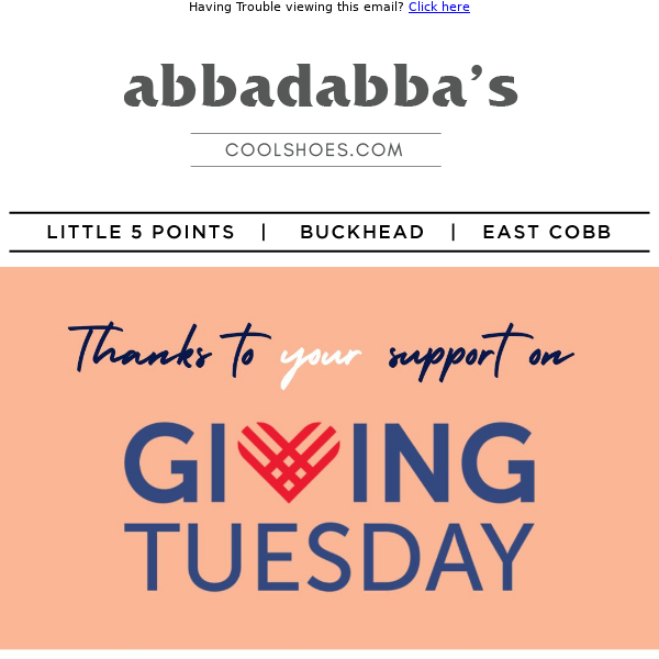 Giving Tuesday Gives Back