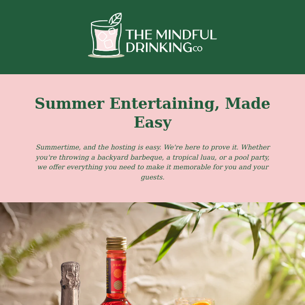 The Mindful Drinking Co, Level Up Your Summer Entertaining