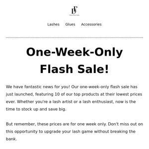 🔥Weekly Flash Sale Updated