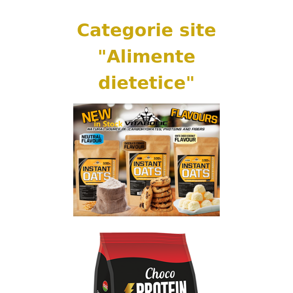 🍚Noi Alimente Dietetice🍫vitabolic.ro🌐