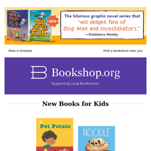 This Month’s New Kids’ Books