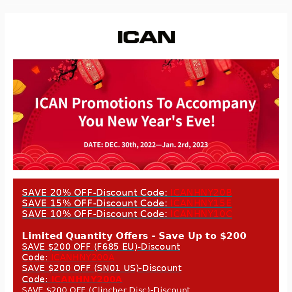 New Year Sales Promotion Starts!