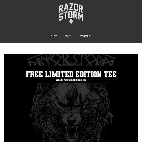 Free limited edition tee
