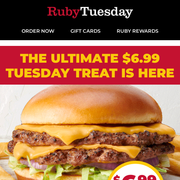 🍔 Craving a Burger? $6.99 ALL DAY!