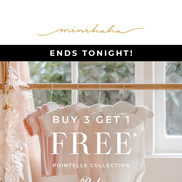 Have you claimed your FREE* pointelle piece yet?