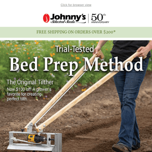 Effective Bed-Prep Tools & Supplies for Spring