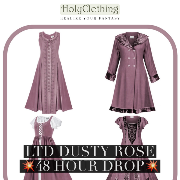 Ltd Dusty Rose 💥48 Hour Drop💥 Holy Clothing