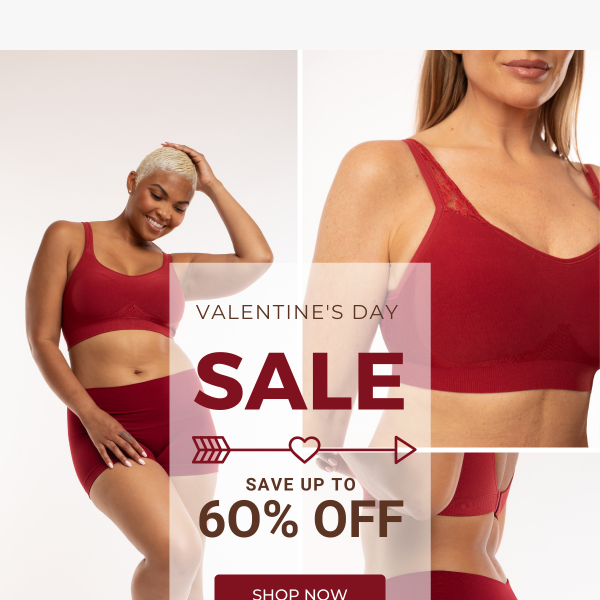 Up to 60% off - Valentine's Day SALE