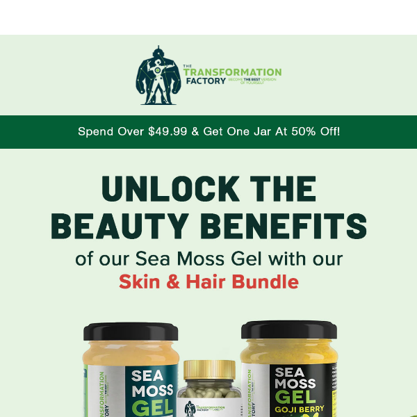 Ready To Unlock The Beauty Benefits Of Sea Moss Gel?