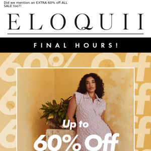 60% OFF ENDS IN 5 HOURS!!!!