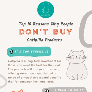 Top 10 Reasons Why People Don't Buy Catipilla 😮