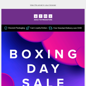 We launched our Boxing Day sale early... 🔥