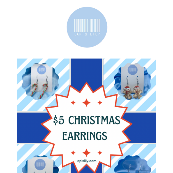 $5 Christmas Earrings 🎄