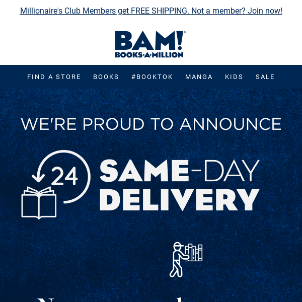 😲 Same-Day Delivery?! Yes, please!