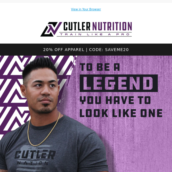 Jay Cutler - Flash sale @cutler_nutrition ———————————————————- Use