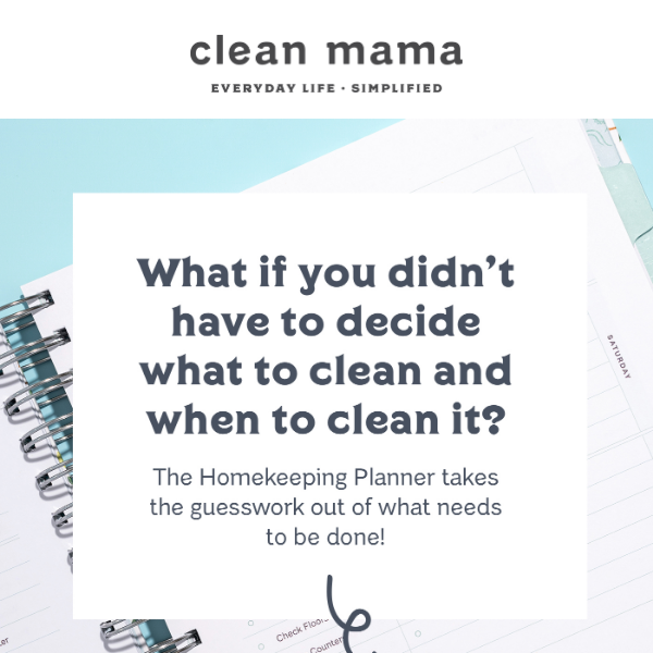 The 2022 Clean Mama Homekeeping Planner® 