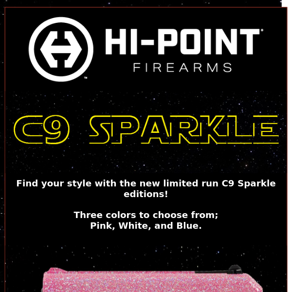 May the 4th be with you.  Find your style with the limited edition Sparkle C9's