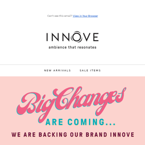BIG CHANGES coming to INNOVE