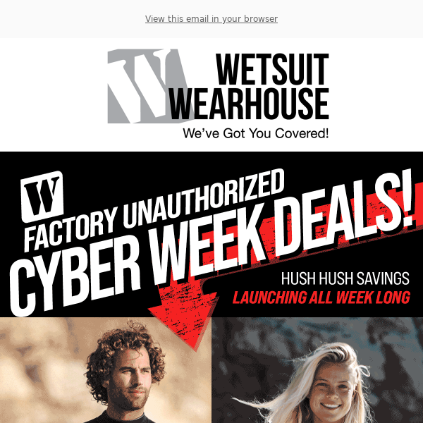 It's Wetsuit Wednesday! $100 Off O'Neill Chest Zips