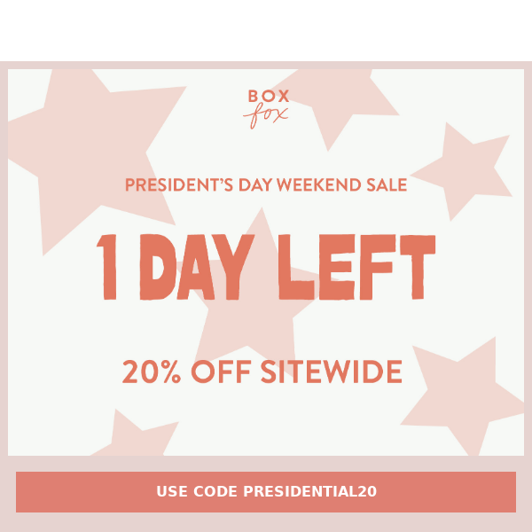 1 DAY LEFT⌛ | SITEWIDE SALE