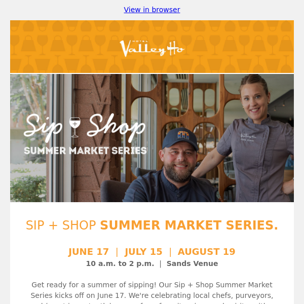 June 17 – Summer Market + Celebrity Chef Dinner with Lindsay Autry