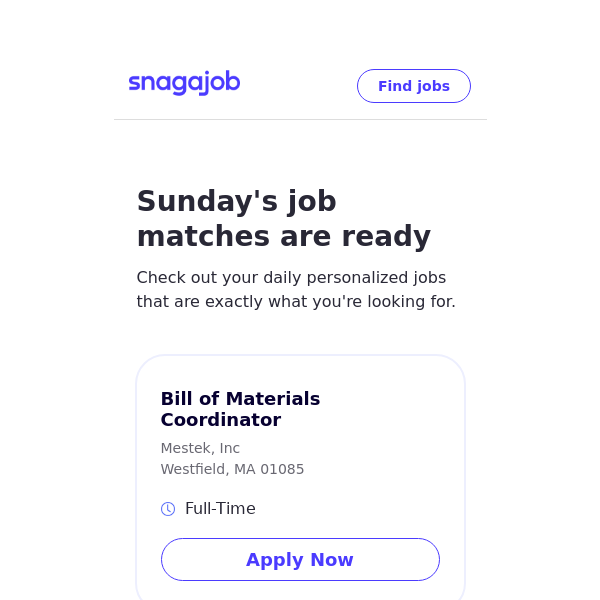 Personalized job matches for February 25, 2024