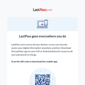 Access LastPass on the go