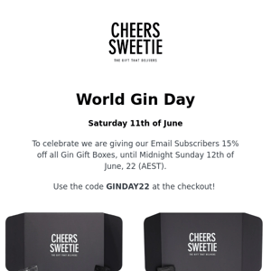 World Gin Day  - Let's Celebrate