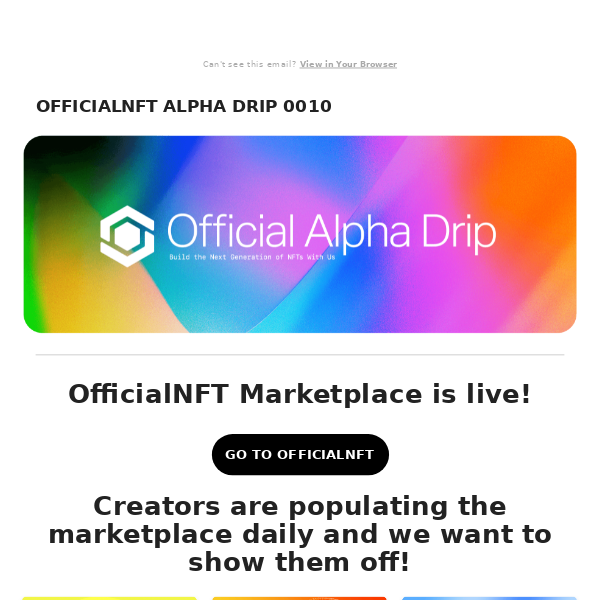 OfficialNFT Alpha Drip 0010