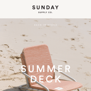 Highlight on: Summer Deck Style