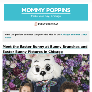 Meet the Easter Bunny at Bunny Brunches and Easter Bunny Pictures in Chicago