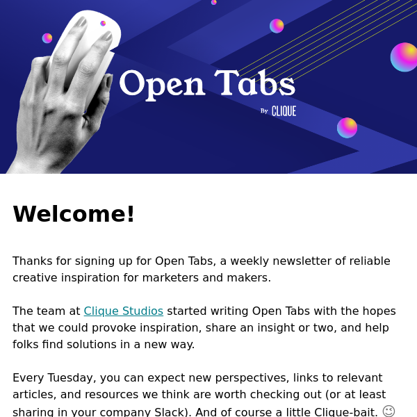 Welcome to Open Tabs!