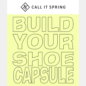 Build your shoe capsule