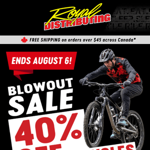 Bike Sale, Save 40%! Ends today!