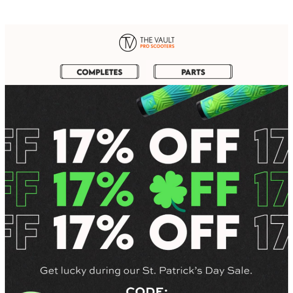 Our 17% OFF sale starts [NOW]