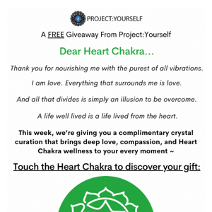 A love letter to your Heart Chakra