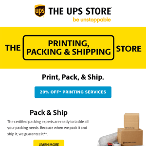 Your Source for Printing & Shipping Services 💌📦