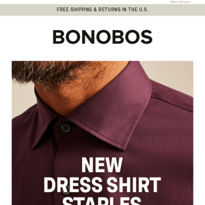 NEW DRESS SHIRTS JUST LAUNCHED