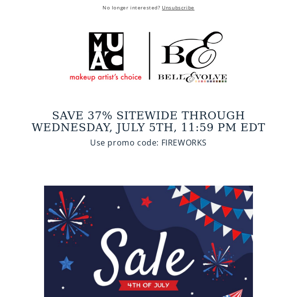 EARLY JULY 4TH SAVINGS!