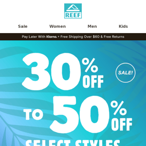 Take up to 50% off select styles!