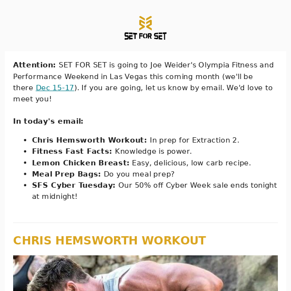 Chris Hemsworth Workouts in Prep for Extraction 2 🔫