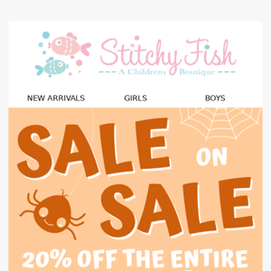 Boo! Save 20% On Sale Styles! 👻