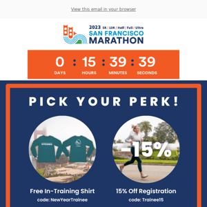 You're Almost Late, The SF Marathon!