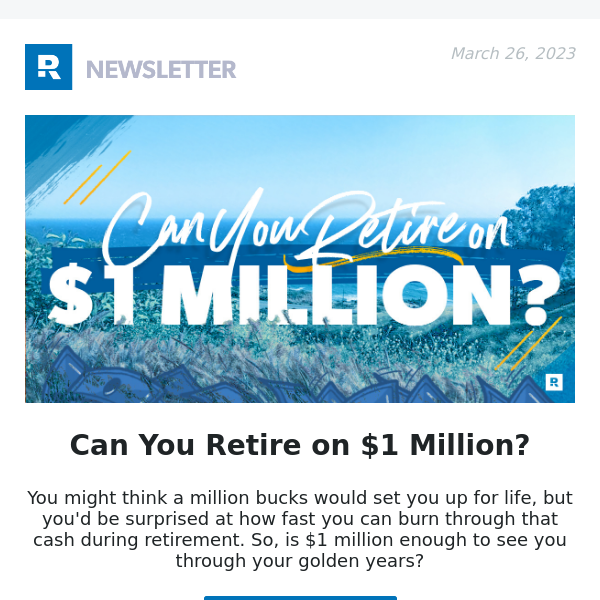 Can You Retire on $1 Million?