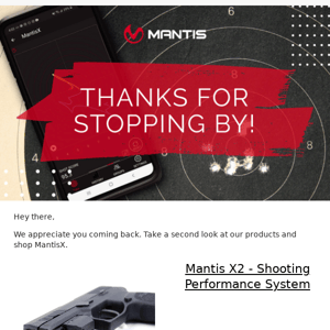 Thanks for checking out our Mantis X2 - Shooting Performance System