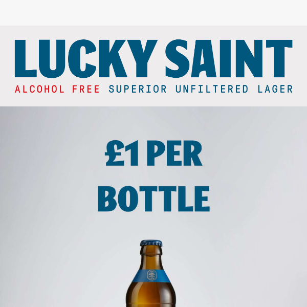 Try Lucky Saint from £1 per beer this weekend