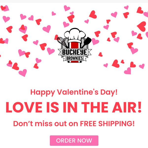 Valentine's Day: Free Shipping Now!