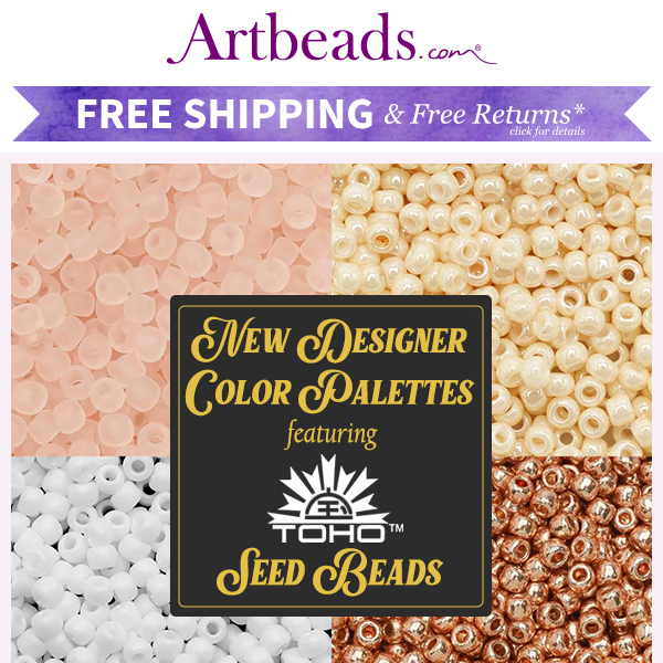 NEW: Designer Seed Bead Color Palettes!