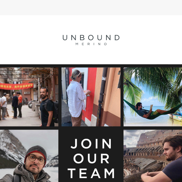 We're hiring!  Join Team Unbound.