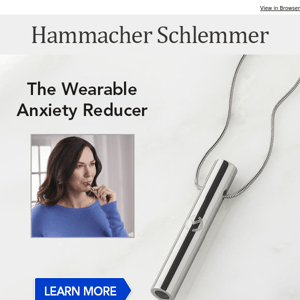 The Wearable Anxiety Reducer